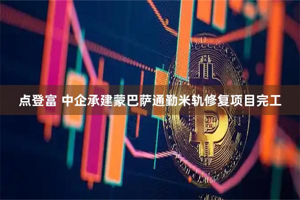 点登富 中企承建蒙巴萨通勤米轨修复项目完工