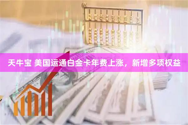 天牛宝 美国运通白金卡年费上涨，新增多项权益