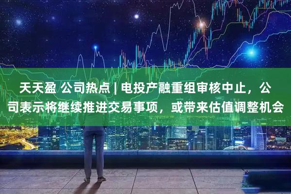 天天盈 公司热点 | 电投产融重组审核中止，公司表示将继续推进交易事项，或带来估值调整机会