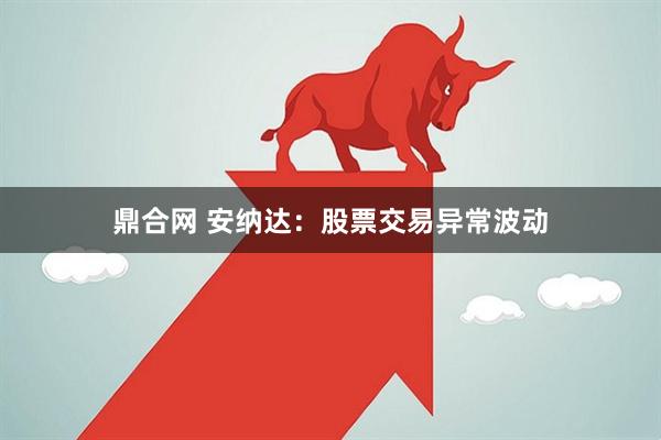 鼎合网 安纳达：股票交易异常波动