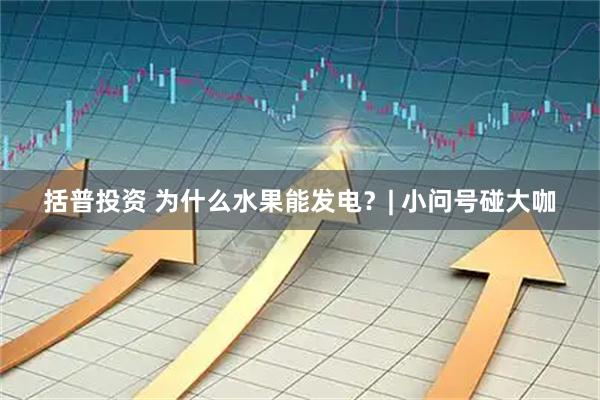括普投资 为什么水果能发电？| 小问号碰大咖